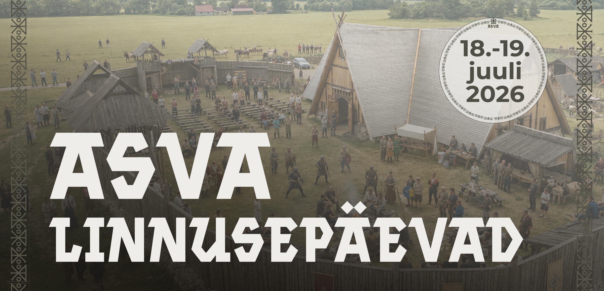 Asva viikingiküla - asva linnusepäevad